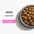 Croquettes pour Chat Adulte Stérilisé - Saumon (Chats de +1 an)