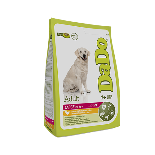 Croquettes pour Chien Large Adulte - Poulet et Riz (Chiens de 26 kg+)