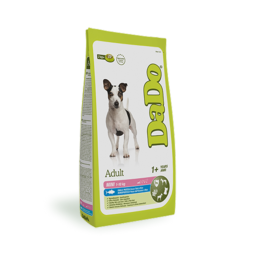 Croquettes pour Chien Mini Adulte - Poisson de l’océan et Riz (Chiens de 1-10 kg)