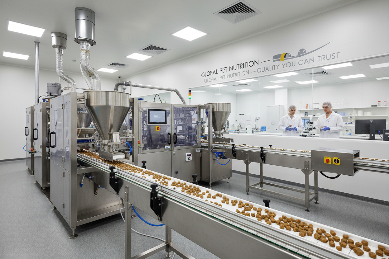 usine de fabrication de croquette, testing de croquette